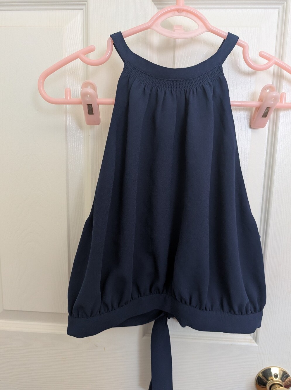 Wilfred | Navy Patrice Crop Top